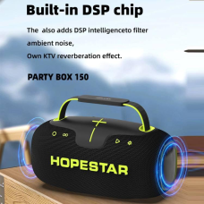 Потужна Бездротова Bluetooth-колонка Hopestar Party Box 150 60W/TWS/IPX5/RGB/8800mAh