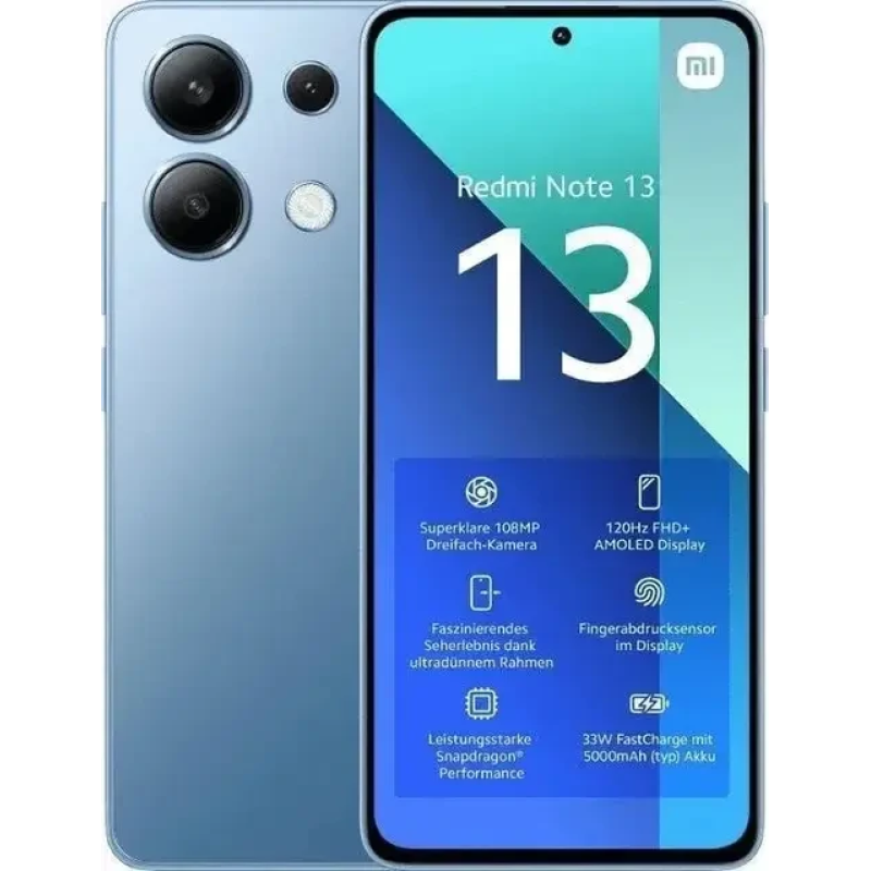Смартфон Redmi Note 13 4G 8/256 GB Blue nfc Смартфон Redmi Note 13 4G 8/256 GB Blue nfc