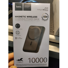 Портативний магнітний зарядний пристрій HOCO J141, 10000mAh, підтримка MagSafeшвидка зарядкаQC/PDLED-дисплей,